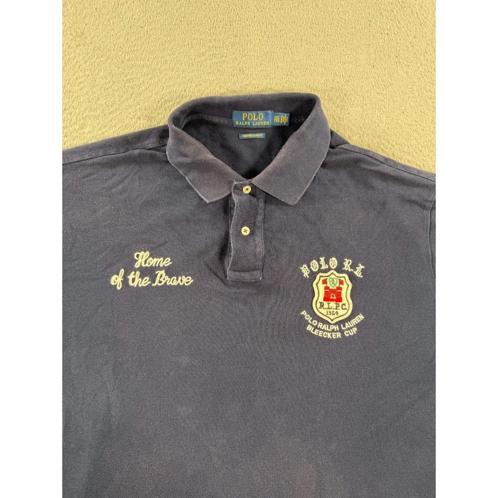 Polo Ralph Lauren Polo Shirt Mens 2XL Ivy League Tiger 1992‎ Bleecker Cup Rugby